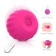 Picture of JACKPOT MINI Remote Controlled Rechargeable Vibrating Kegel Balls Condom Egg Vibrator*Rose