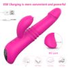 Picture of KAYA  Realistic Heating Thrusting Rabbit Vibrator*Rose