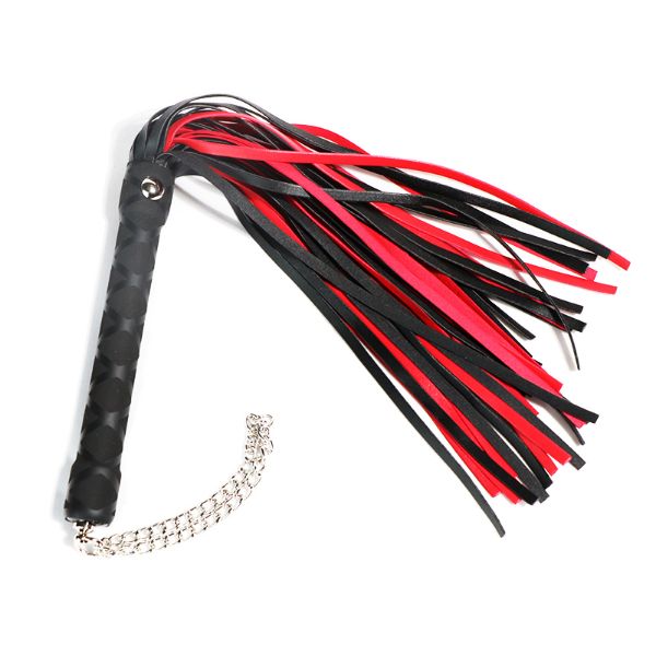 Picture of Bondage Boutique Faux Leather Flogger - Black Handle