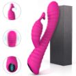 Picture of MOONLIGHT Thrusting Rabbit Vibrator with LED Light*Rose