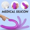 Picture of BARNETT Remote Control Dual Dildo Thrusting Couple's Vibrator*Purple