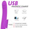 Picture of BARNETT Remote Control Dual Dildo Thrusting Couple's Vibrator*Purple